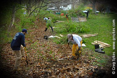 IMA habitat restoration at the Grassy Knoll, Royal Lake Park, Fairfax, VA